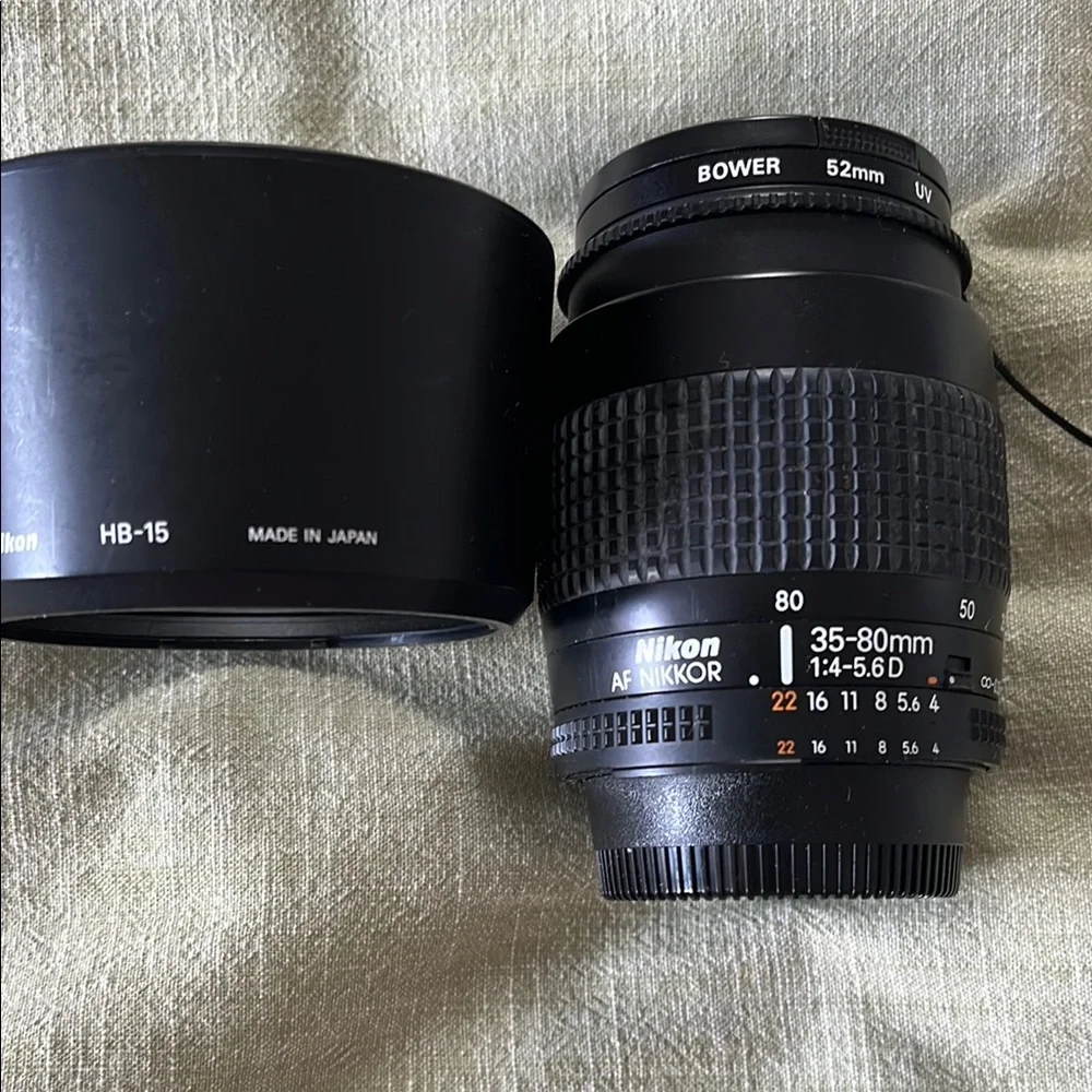 Nikon AF Nikkor Black Manual Focus Lenses with Aperture Rings 35m